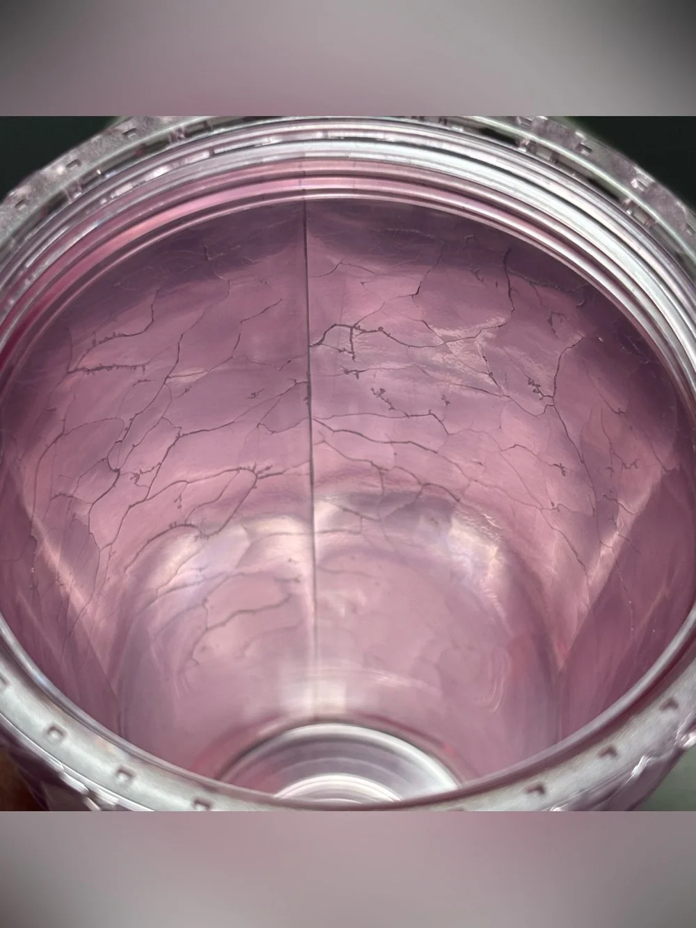 Starbucks 2024 Light Purple Pink Chain Link 16oz Tumbler Soft Cup OEM Tritan Lid